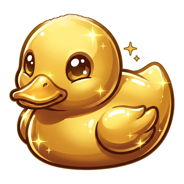 Pato dorado: cualquiera de los 25 puede salir en filamento dorado